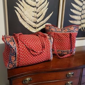 Vintage Vera Bradley travel set